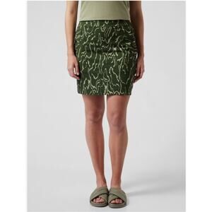 Athleta Women's Vienna Cargo Skort Voyage Eucalyptus Olive-Green Pull-on Size 8